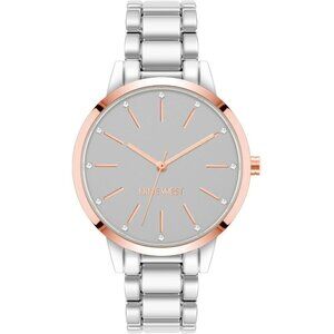 🔥 Women Crystal Accented Bracelet Silver/Rose Gold Mineral Genuine Clasp Watch